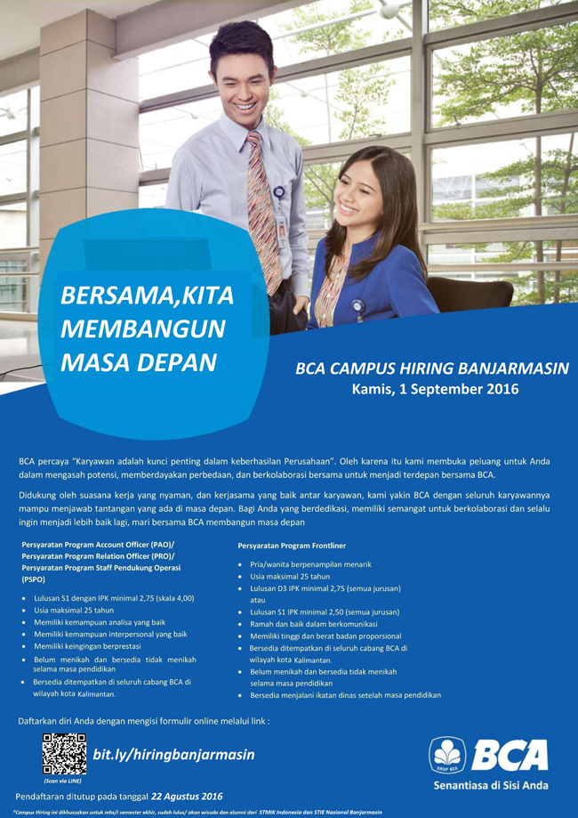 BCA Kampus Hiring